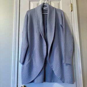 RD Style Size Medium Light Purple Sonole Open Drape Knit Cardigan